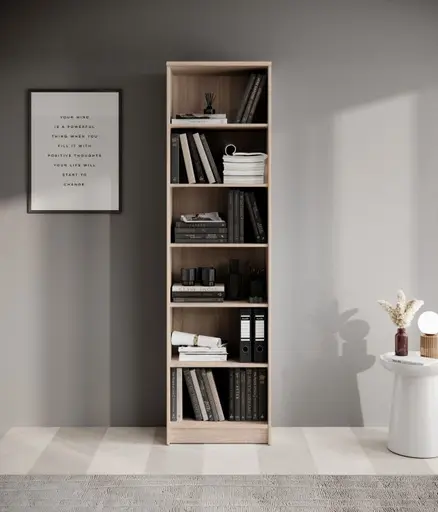 Regal - B ca. 54 cm, Sonoma Eiche Nachbildung