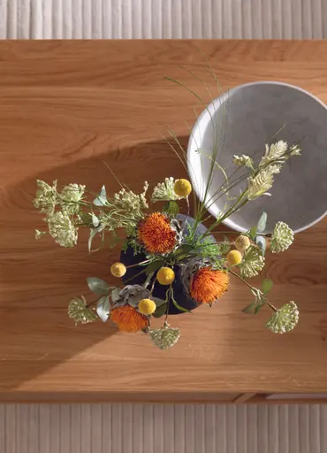 Couchtisch Hillsboro - LBH ca. 110x70x39,4 cm, Wildeiche natur, geölt