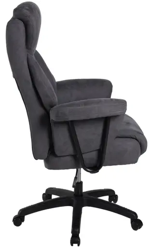 Drehstuhl - höhenverstellbar, Microfaser, Anthrazit