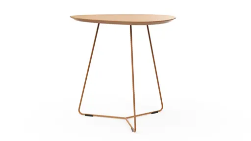 Ecktisch Fano - LBH ca. 59x50x55 cm, Fenix, Beige