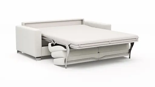 Sofa Nuoro - 2,5-Sitzer inkl. Schlaffunktion, Armlehne 1, Stoff, Natur