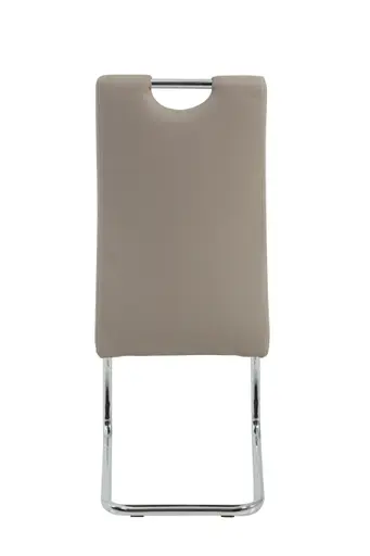 Freischwinger - Kunstleder, Cappuccino