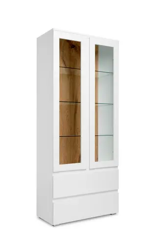 Vitrine- Weiß, Matt