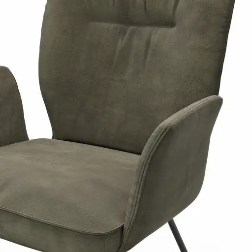 Armlehnstuhl Westmore - Stoff, Dunkelgrün