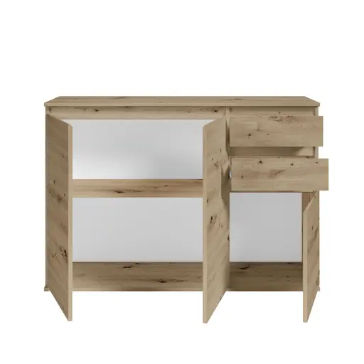 Kommode - B ca. 119 cm, Artisan Eiche Nachbildung