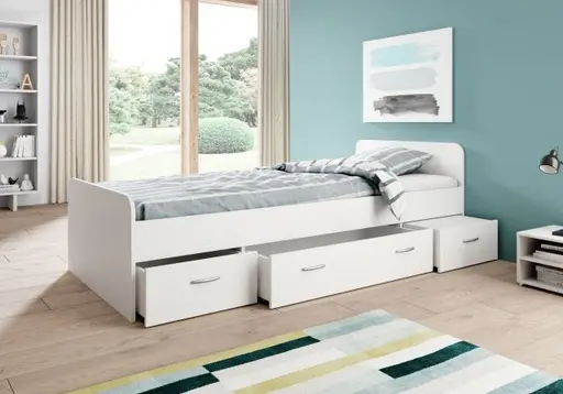 Kojenbett - Liegefläche ca. 90x200 cm, Weiß