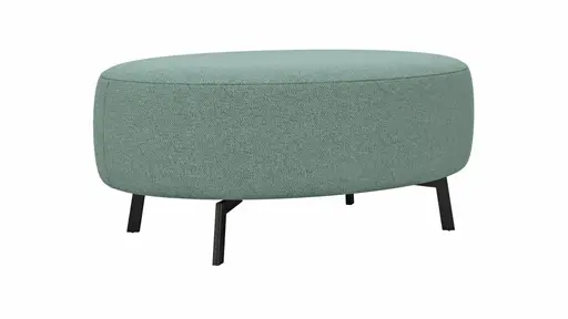 Hocker Morela - Stoff, Petrol