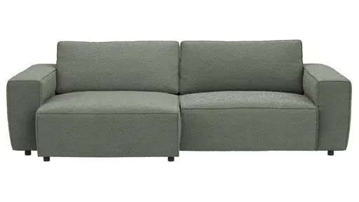 Sofa Lilaia - 1,5-Sitzer XL Tief mit 1,5-Sitzer XL, Stoff, Olivgrün