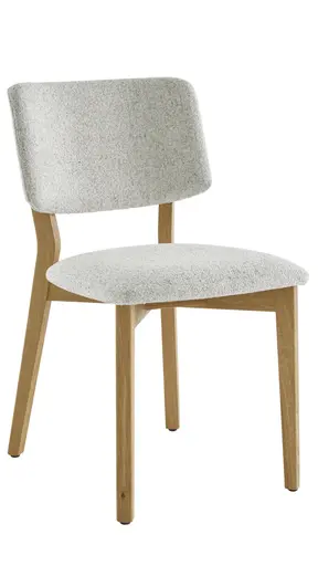 Stuhl Mila - Stoff, Natur