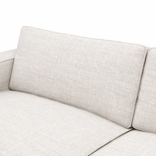 Sofa Lilaia - 1,5-Sitzer XL mit 1,5-Sitzer XL Tief, Stoff, Kaschmir