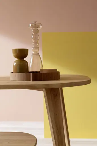 Esstisch Signe - LB ca. 110x110 cm, Asteiche massiv, Geölt