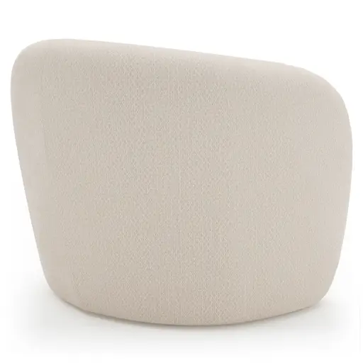 Sessel Karasu - Stoff, Creme