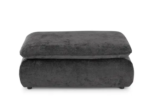 Hocker - Stoff, Schwarz