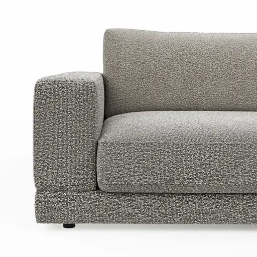 Megasofa Juni Lounge - B ca. 292 cm, Stoff Navy-Beige