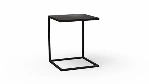 Überstelltisch Kai - LBH ca. 40x40x50 cm, Metall, Schwarz