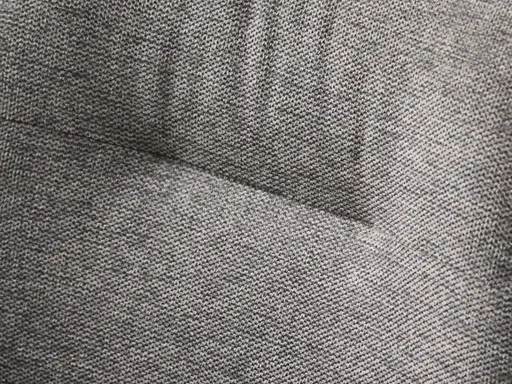 Armlehnstuhl - drehbar, Stoff, Grau