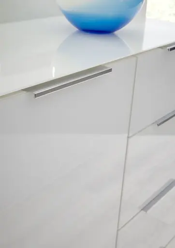 Kommode - B ca. 90 cm, Weiß