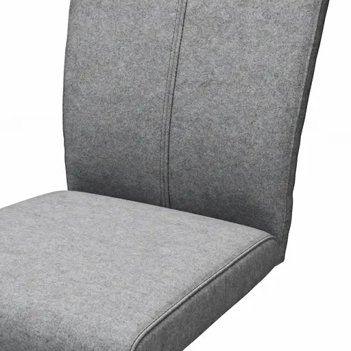 Freischwinger 4110 - Wolle, Hellgrau