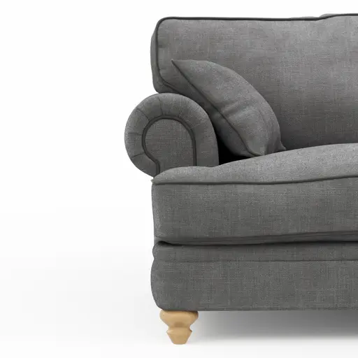 Sofa Mapleton - 3-Sitzer, Stoff, Anthrazit