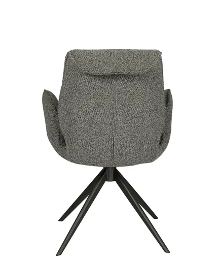 Armlehnstuhl MARLIES - drehbar, Stoff, Anthrazit