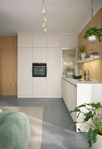 L-Küche 51.210 15 525, Muschelweiß matt AFP