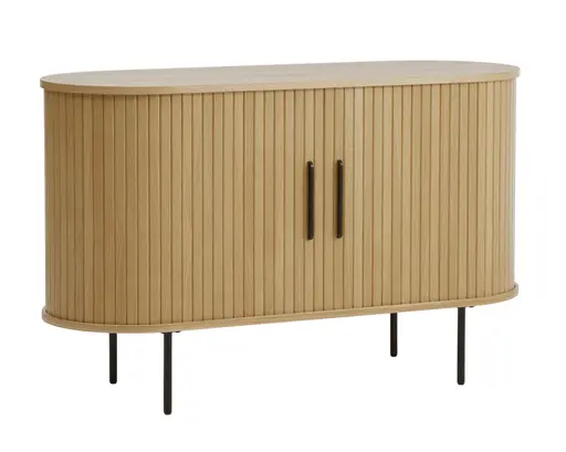 Sideboard - B ca. 120 cm, Eiche Furnier, Natur