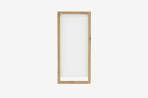 Kommode - B ca. 80 cm, Weiß, Artisan Eiche Nachbildung