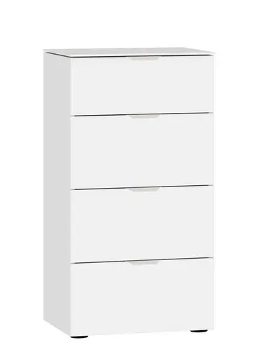 Kommode JOIN IT- Glas, Weiß, Matt, Weiß