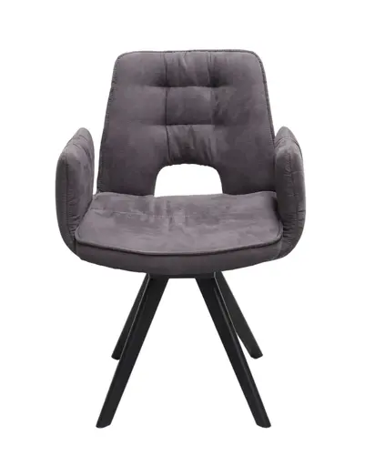 Sessel - drehbar,  Stoff, Dunkelgrau