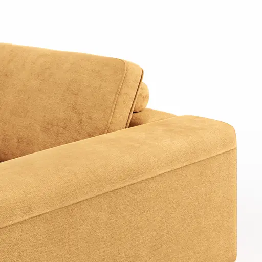 Ecksofa Solano - Longchair Links mit 1,75-Sitzer, Stoff, Mango