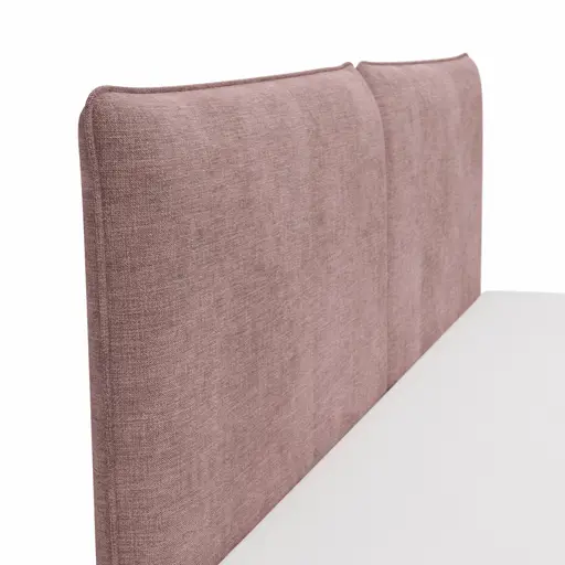 Boxspringbett Slim- Liegefläche ca. 180x200 cm, Stoff, Altrosa