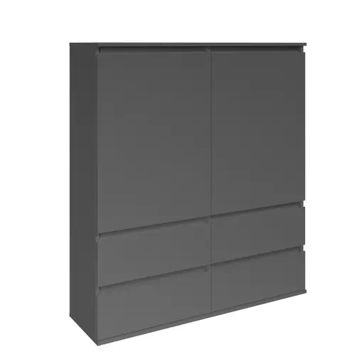 Highboard - B ca. 116 cm, Anthrazit