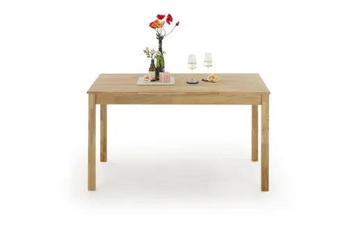Esstisch- LB ca. 140x80 cm, Eiche, Massiv, Geölt