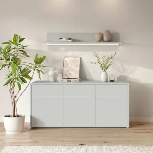 Sideboard FAID- B ca. 184 cm, Hellgrau