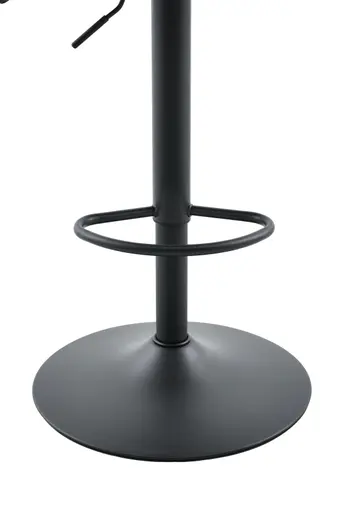 Barhocker - drehbar, höhenverstellbar, Stoff, Anthrazit