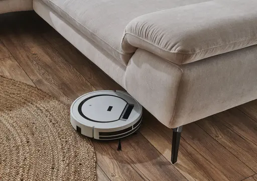  Ecksofa - Longchair links mit 1,5-Sitzer, Kopfteil verstellbar, Stoff, Ecru