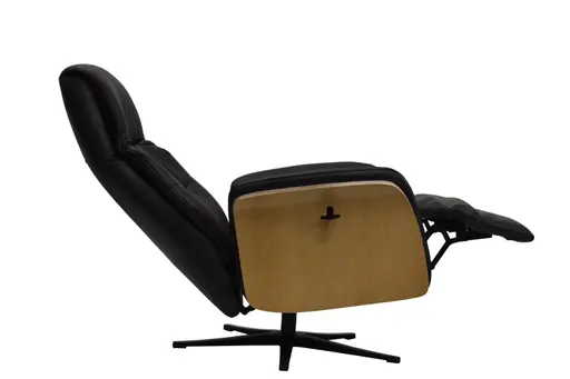 TV-Sessel MARCES - drehbar, Relaxfunktion, Kopfteilverstellung, Leder, Schoko