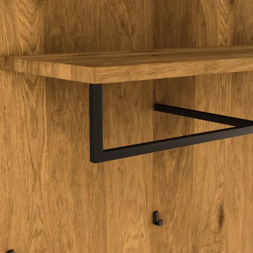 Garderobenpaneel Savannah - Wildeiche massiv, natur geölt