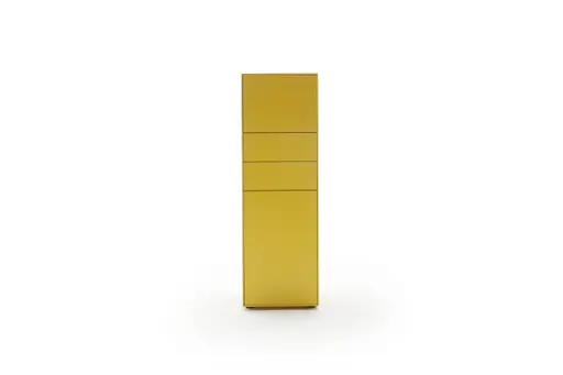 Kommode Casello - BHT ca. 45x144x37 cm, Lack Matt, Sonnengelb