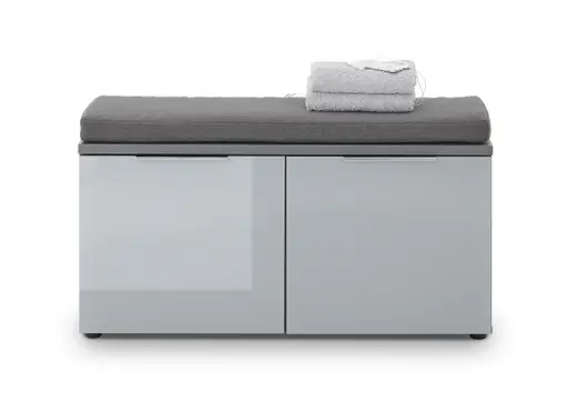 Schuhbank GILLIAN - B/H/T ca. 97x47x40 cm, Graphit