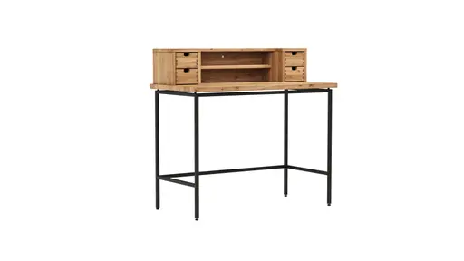 Schreibtisch Blackpool - LBH ca. 109x55x101 cm, Eiche massiv