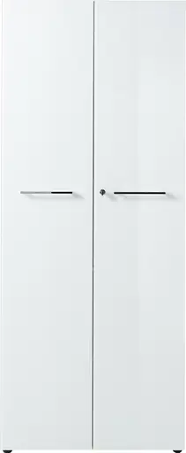 Aktenschrank GWEN - B ca. 80 cm, Eiche Nachbildung, Weiß