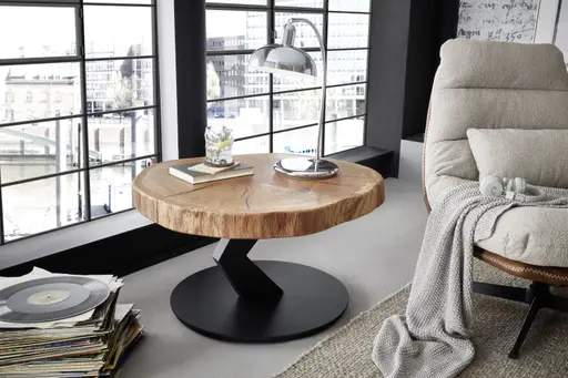 Couchtisch - LBH ca. 75x75x45 cm, Eiche massiv