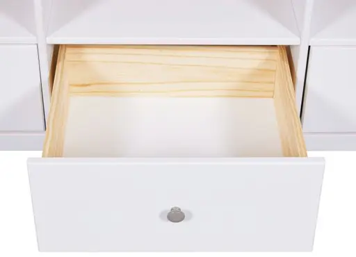 TV-Lowboard - B ca. 160 cm, Weiß