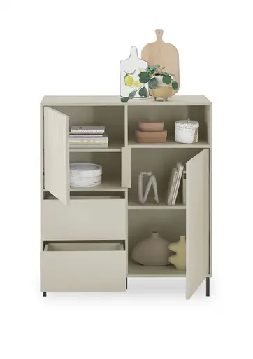 Highboard - B ca. 106 cm, Kaschmir