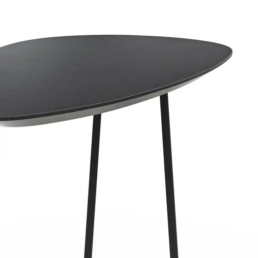 Sofatisch Fano - LBH ca. 57x39x54 cm, Fenix, Schwarz