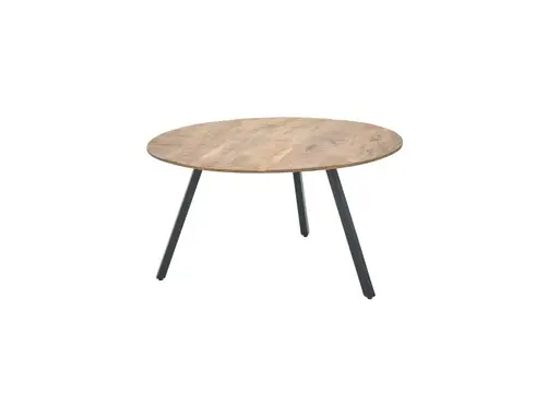 Couchtisch - Ø/H ca. 80x40 cm, Mangoholz massiv