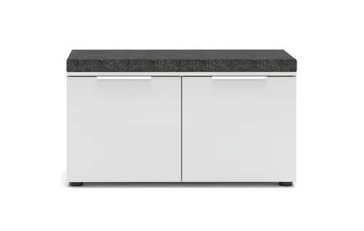 Garderobe - inkl. Sitzkissen, Weiß