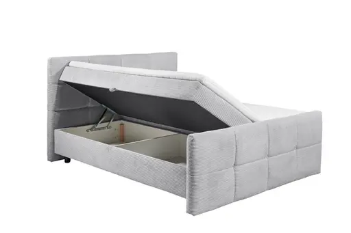 Boxbett- Liegefläche ca. 180x200 cm, Stoff, Creme