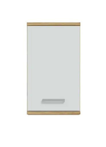 Hängeschrank- B ca. 40 cm, Eiche Dekor, Hellgrau